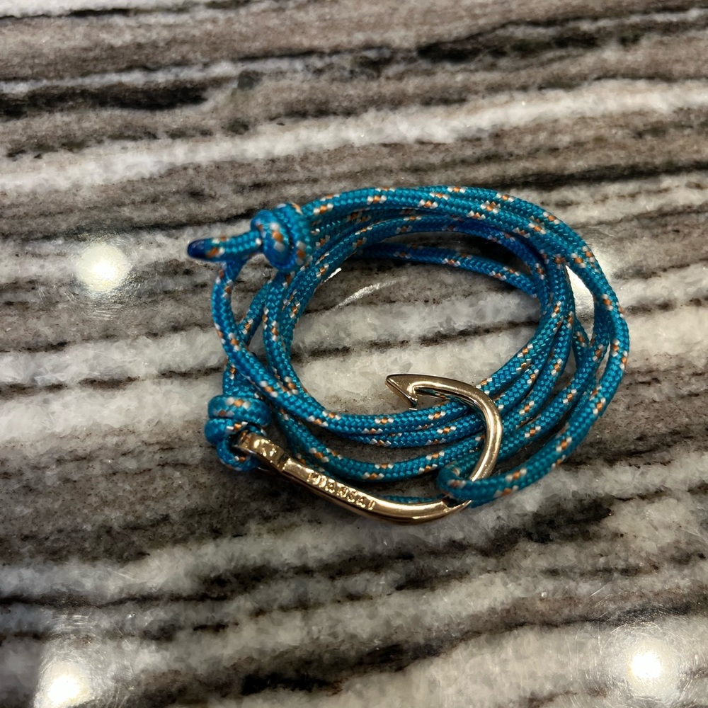 Miansai wrap cord bracelet with hood hook.